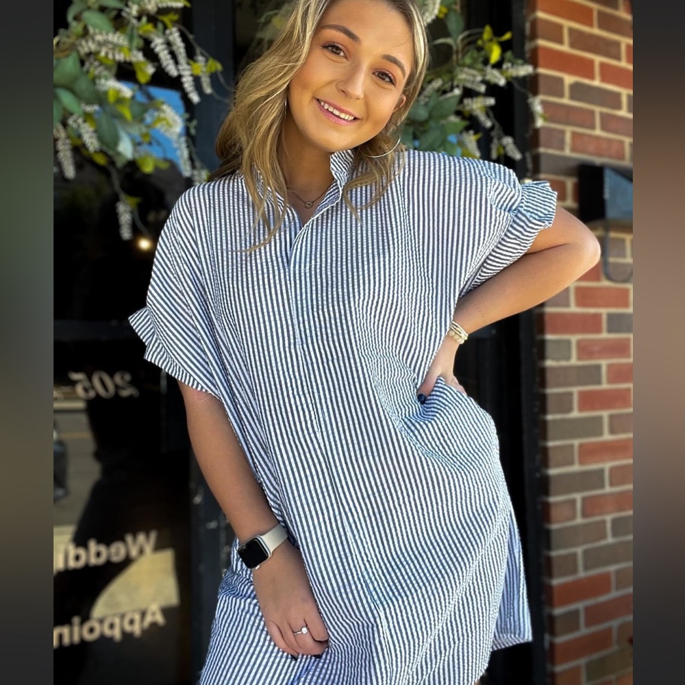 Boutique summer dress striped